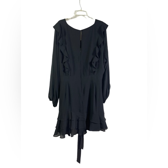 NWT CITY CHIC Pretty Ruffle Dress - black - Picture 3 of 6